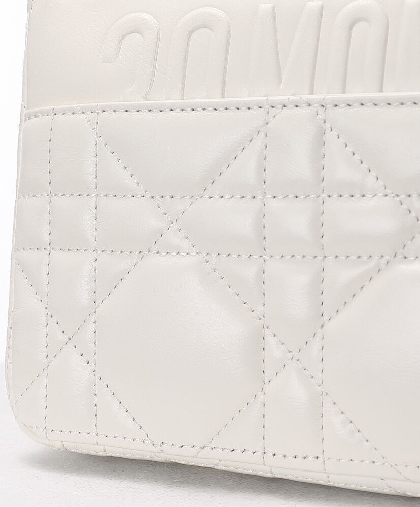 Christian Dior Small Dior Caro Bag Cream